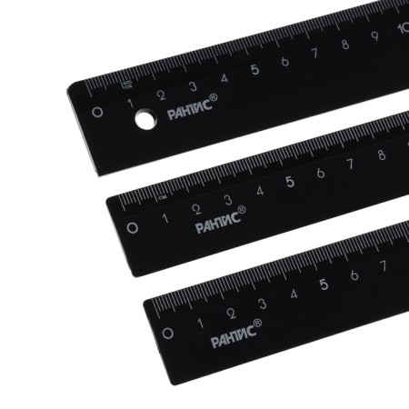 Set of lines 3 pcs. Calligrata 15/20/30 cm opaque, black-2