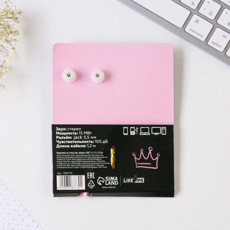 Headphones on the card "Queen", model VBT 1.2-4