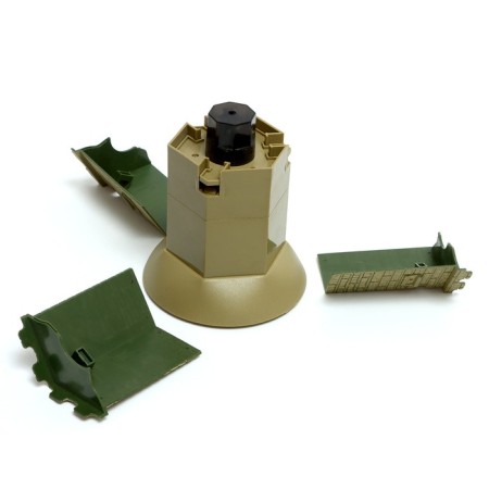 Radio controlled tank "T34", with a battery, with a bunker-9