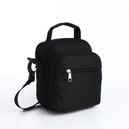 Male bag, "saxi", black color-1