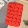 Baking uniform “Gingerbread man”, silicone, 32.5 × 21 × 1.5 cm, 24 cells, red color