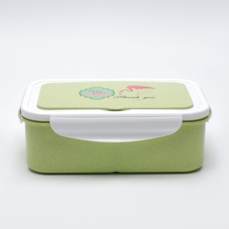 Lunch-Box "Flamingo", 1.4 l, 21.5 x 7.3 x 15 cm, mix-1