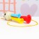 Dudka fan of children "Horn - football", plastic, 16 cm, mix
