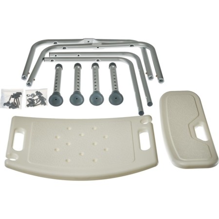 A stool with a back for bathing in the bathroom and shower Bradex KZ 0935-9