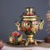 Khokhloma set, oval, 3 objects, samovar 3 l, a teapot 0.7 l, tray