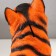The piggy bank "Cat Tiger Color" height is 31.5 cm, width 16 cm, length 24 cm.