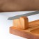 Board for serving, metallic skewer, saucepan, 30 × 14 cm, birch, soaked in mineral oil