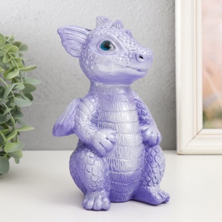 Figure "Dragon" 18x10x10 cm, lilac-1