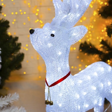 LED figure "proud" 52 × 80 × 21 cm, acrylic, 80 LED, 8 modes, 24 V, glow of white-2