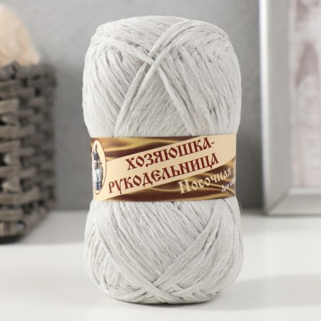 Yarn "NOSTOCE PRODUCATION" 100% polypropylene 200 ± 20m/50g set 2pcs (harsh, black)-1
