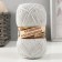 Yarn "NOSTOCE PRODUCATION" 100% polypropylene 200 ± 20m/50g set 2pcs (harsh, black)