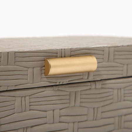 The casket for jewelry "weaving" eco -leather, set 2 pcs.-5