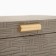 The casket for jewelry "weaving" eco -leather, set 2 pcs.
