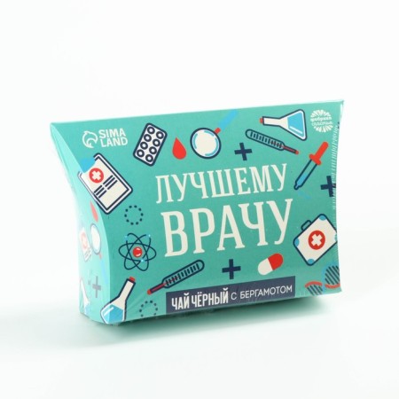 Чай чёрный «Лучшему врачу», бергамот и лепестки василька, 20 г.-5