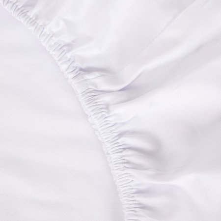 Sheet on elastic band, size 60x120 cm, white color-3