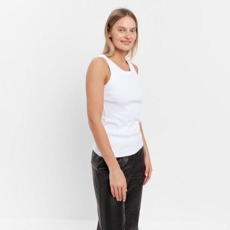 T -shirt female, white color, size S (42)-4