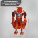 Autobot robot, transforms, orange color