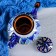 Rishtan ceramics "Patterns", 1000 ml, blue
