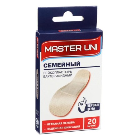 Master UNI Bactericidal "Family" on a non -tanned basis 20 pcs-9
