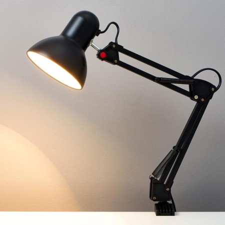 HELP lamp E27, on the clamp (220V) Black h = 55 cm (811) Risalux-1