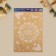 Stick for windows "New Year's Wreath", reusable, 33 x 50 cm, New Year