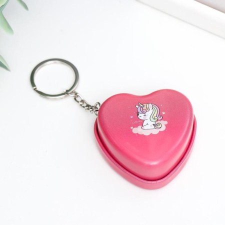 Casket on the ring Metal Heart "Stew Kid" mix 2.2x4.8x4.8 cm-3
