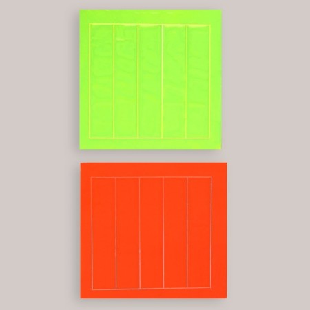 Reflective stickers "strip", 12 × 2.5 cm, 5 pcs on the sheet, color mix-4