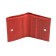 P905 Wallet on the button, map for maps (8)/coins/bill, color red -rocoding 11x9x2.5cm