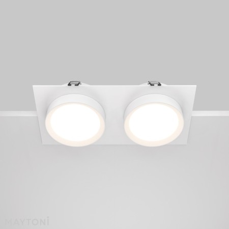 Building lamp Technical DL086-02-GX53-SQ-W, 2x15W, 22x11x4.5 cm, GX53, white color-3