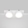 Building lamp Technical DL086-02-GX53-SQ-W, 2x15W, 22x11x4.5 cm, GX53, white color