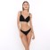 Panties female Braziliano, black color, size 46 (m)