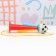 Dudka fan children's "Horn - football", plastic, 19 cm, mix