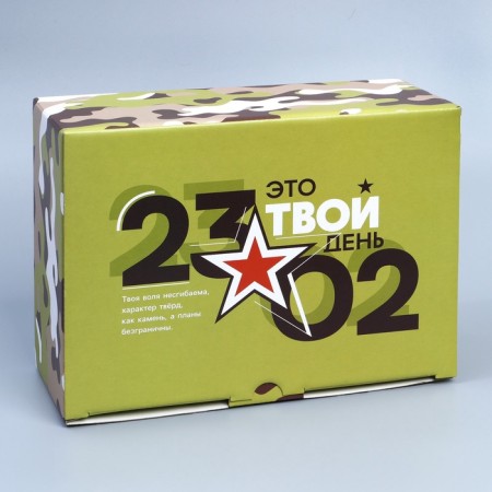 Box Gift team, packaging, "23.02", 26 x 19 x 10 cm-3