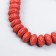 Beads for aromatherapy with the hole "Disc. Raspberry" 0.6x1x1 cm set 33 pcs +-3