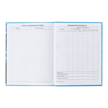 Universal diary for grades 1-11, "Bill Neon", solid cover 7BC, glossy lamination, 40 sheets-8