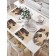 A set of napkins for setting the table "Bold horse", rectangular, size 32x46 cm, 4 pcs