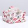 Bearbox under the Bento-Port with the window "Flower painting", 14 x 14 x 8 cm