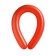 Latex Twisting ball 350, standard, set 100 pcs., Red color