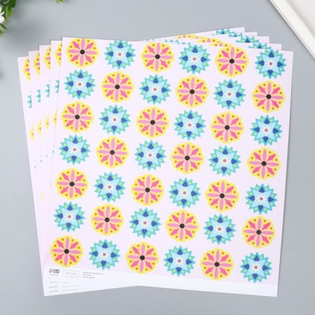 Scrapbooking paper "Kaleidoscope" density 180 g 30.5x32 cm-1