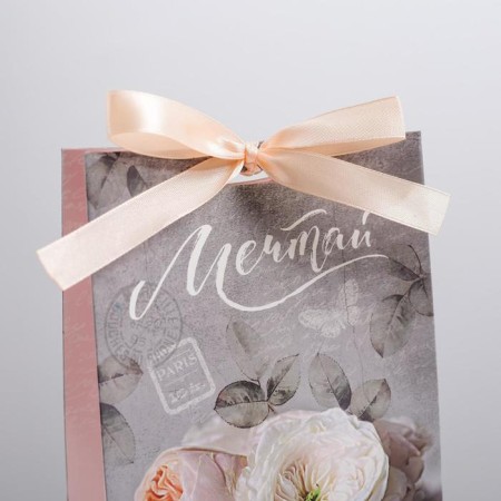 Gift package with a ribbon, packaging, “the most dear person”, 13 x 23 x 7 cm-3