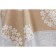 MEIWA tablecloth, round, 152 cm, beige color