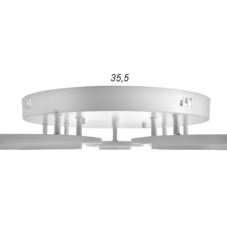 Люстра 114К006992 LED 90Вт белый 70x70x10 см.-6