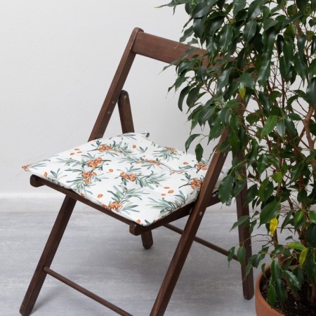 Sitting for a chair "Ethel" Berry Garden 42x42 cm, 100% cotton, reps 210 g/m2-3