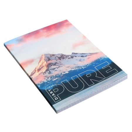 Diary Ledden on a gluing A5 80 sheets, soft pure cover-2
