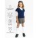 Жилет для девочки Amarobaby Knit, рост 128 см, цвет синий
