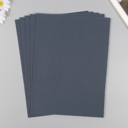 A set of felt 22x30 cm, 5 sheets, Korea, col. graphite-1