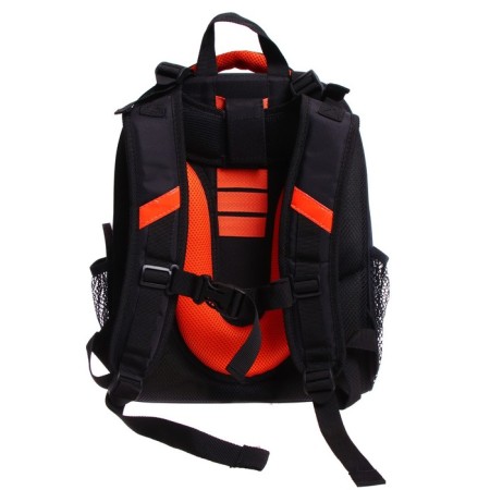 School frame backpack 38 x 30 x 16 cm, ergonomic back, Stavia Police-4