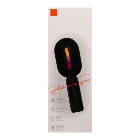 Portable karaoke microphone, 5 watts, 1200 mAh, LED, black-7