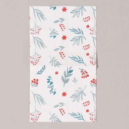 Paper “Leaves” napkins, 60 pcs in a bag, 3 layers-7