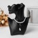 A bust for jewelry, half a face, a hole for an earring, 18 × 7 × 28, black color